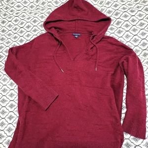 American Eagle Hood Sweater sz L